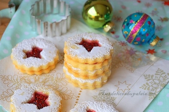 Sabl S Linzer La Confiture De Framboise Aux D Lices Du Palais