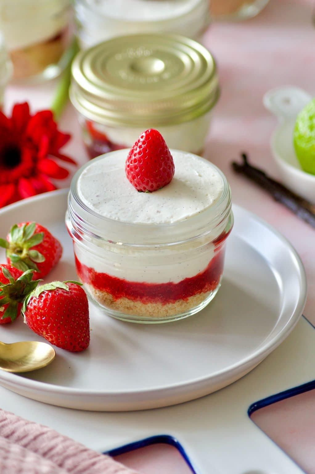 Tiramisu aux fraises recette sans oeufs Aux délices du palais