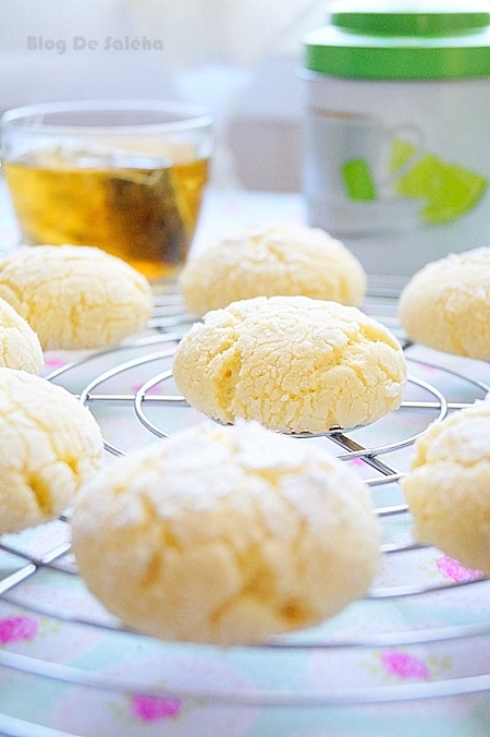 recette sablés fondant craquelé au citron 