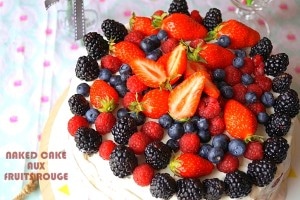 Naked Cake Aux Fruits Rouges Aux D Lices Du Palais