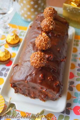 Bûche aux ferrero rochers facile