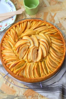 Tarte amandine aux pommes