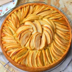 Tarte amandine aux pommes