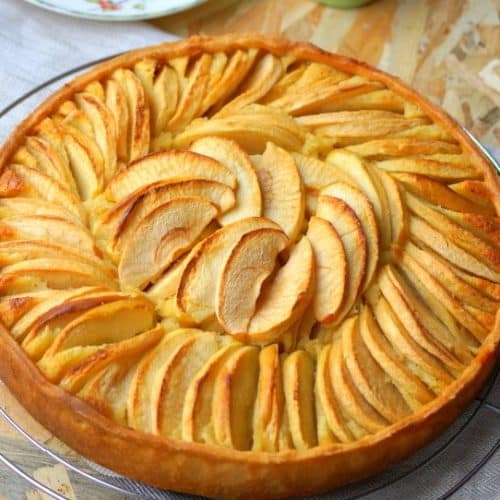 Tarte amandine aux pommes