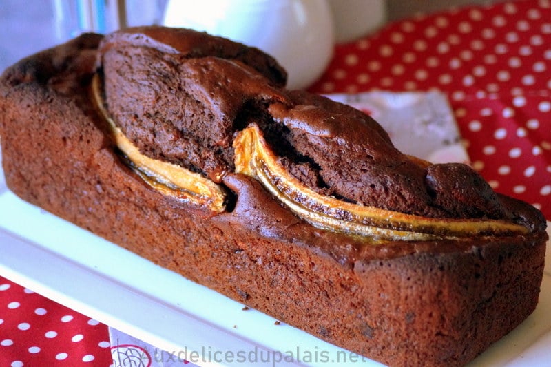 Cake Chocolat Banane Ultra Moelleux Aux Delices Du Palais