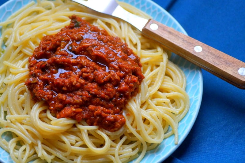 Spaghetti Bolognaise (recette facile) · Aux délices du palais