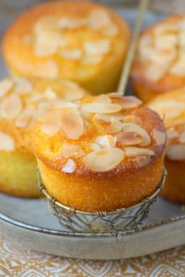 Moelleux aux amandes et à la fleur d’oranger