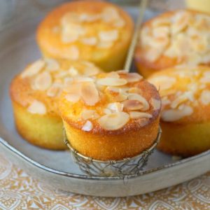 Moelleux aux amandes et à la fleur d’oranger