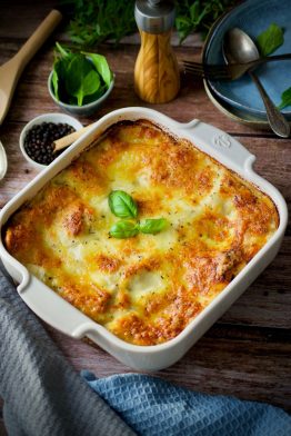 Lasagnes au saumon épinards et béchamel