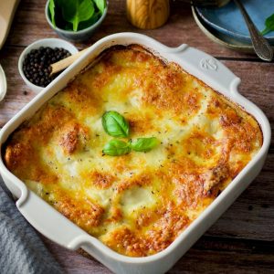 Lasagnes au saumon épinards et béchamel