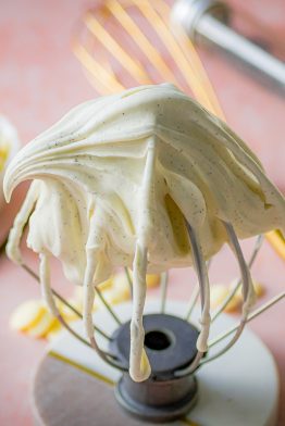 Ganache montée chocolat blanc vanille