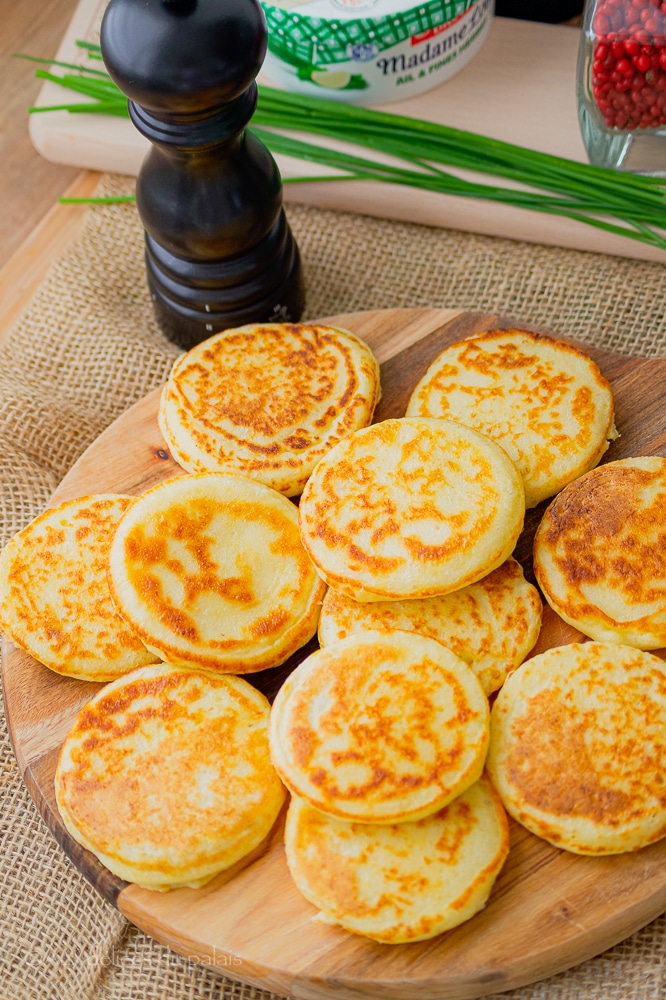 Recette crêpes blinis pour apéritifs 