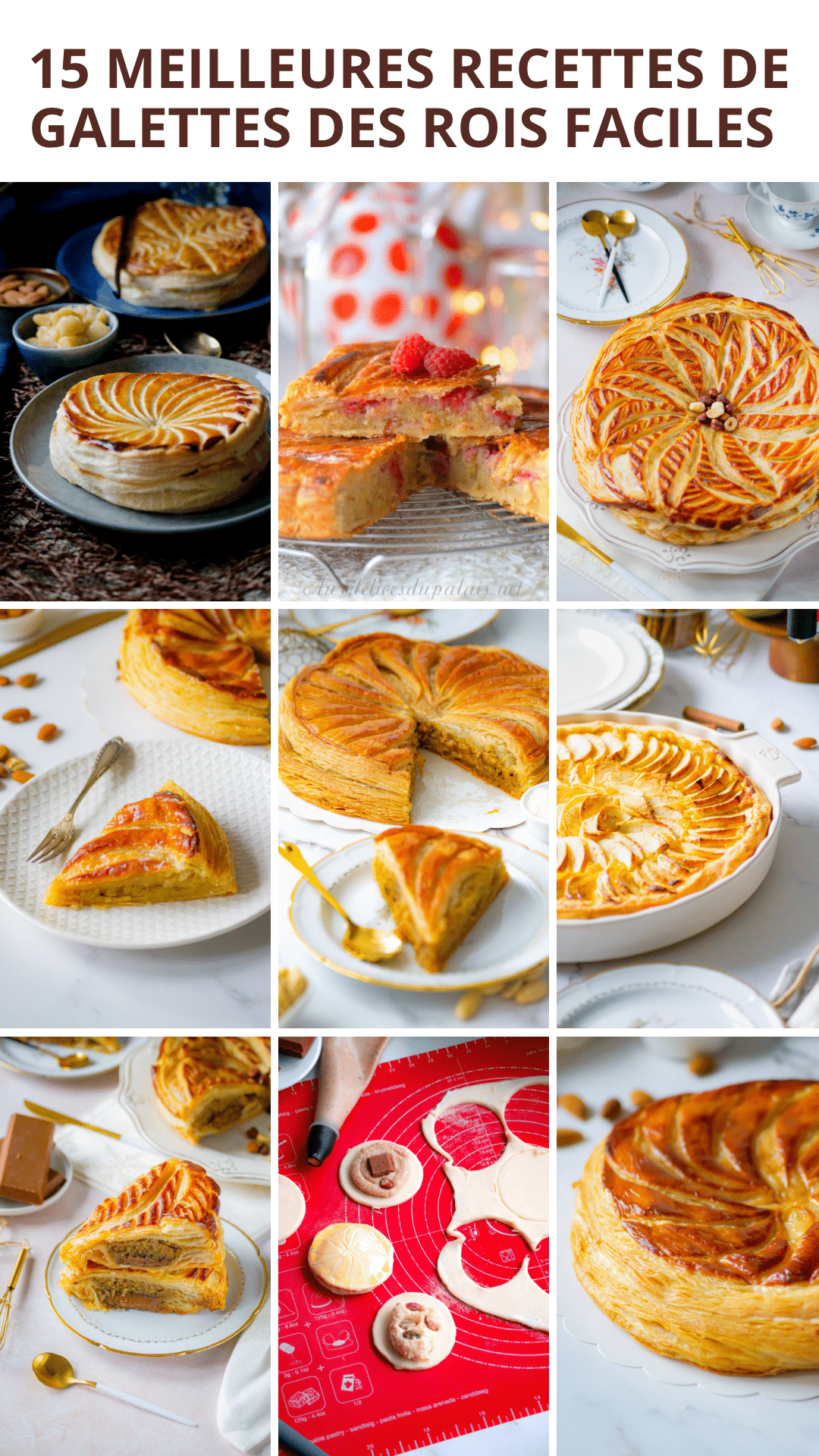 Les 10 meilleures recettes de Galettes des rois