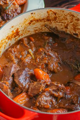 Boeuf bourguignon sans vin facile