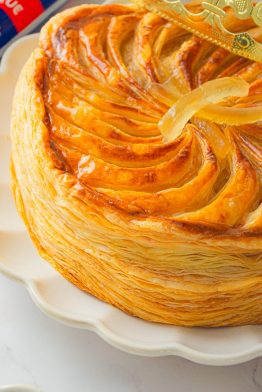 Recette galette des rois amande citron et citron confit