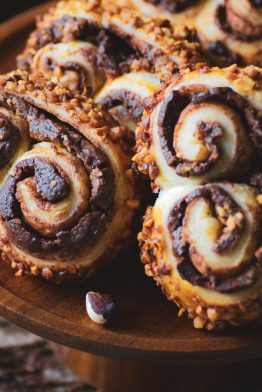 Recette palmiers au chocolat et noisette