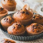 Muffins banane pépites de chocolat (banana bread)