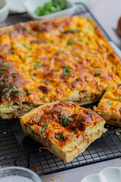 Recette quiche lorraine de Cyril Lignac