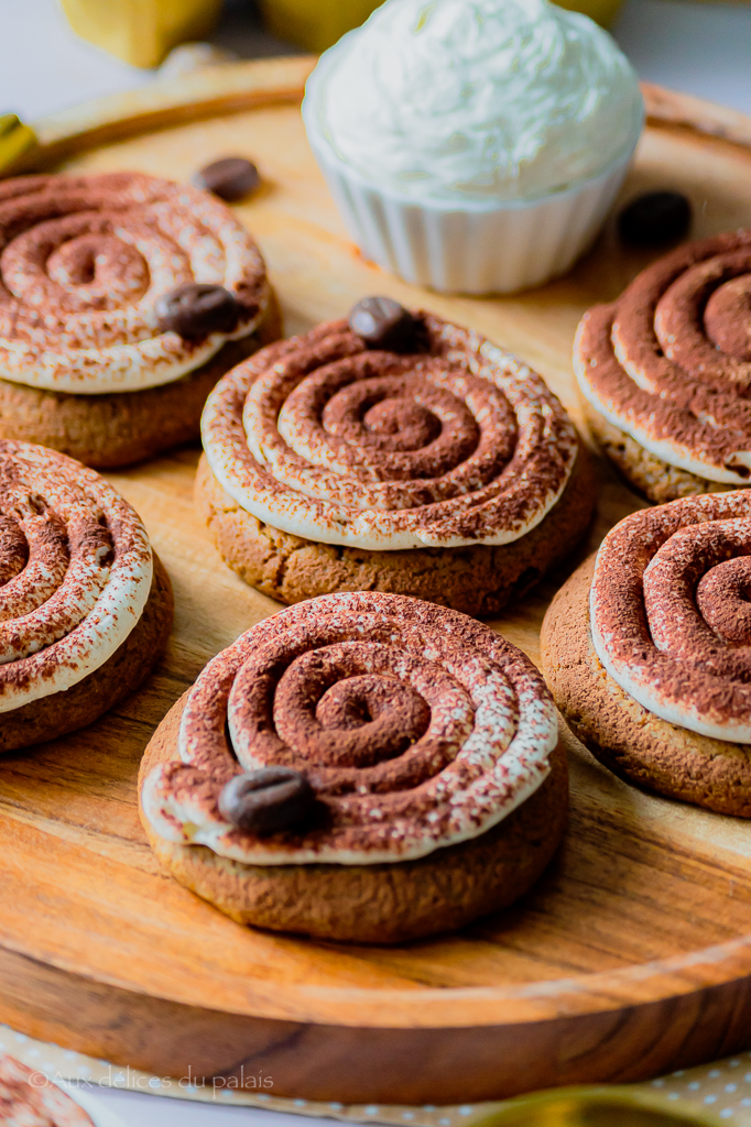 cookies au café et chocolat