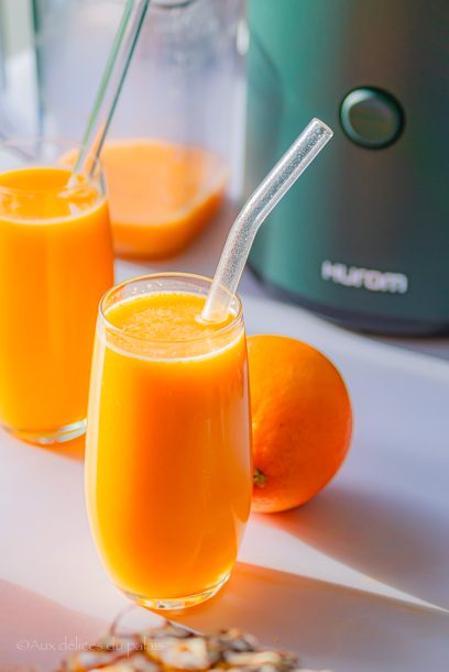 Recette jus détox oranges et carottes