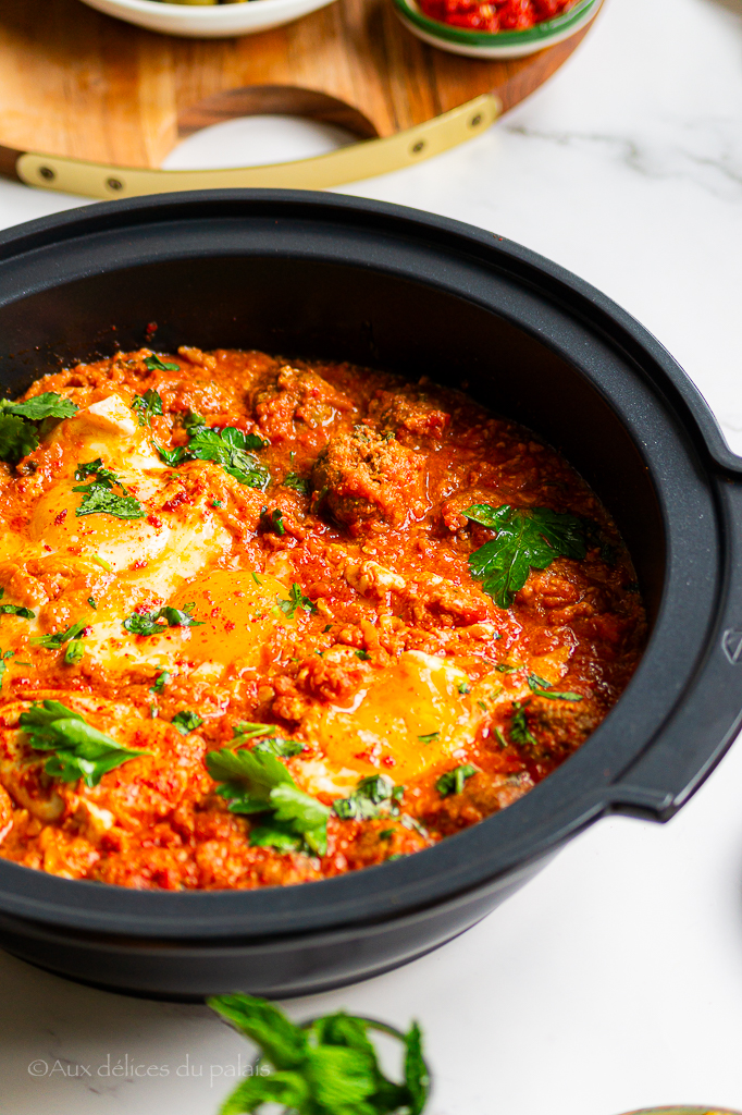 Tajine de boulettes kefta à la marocaine