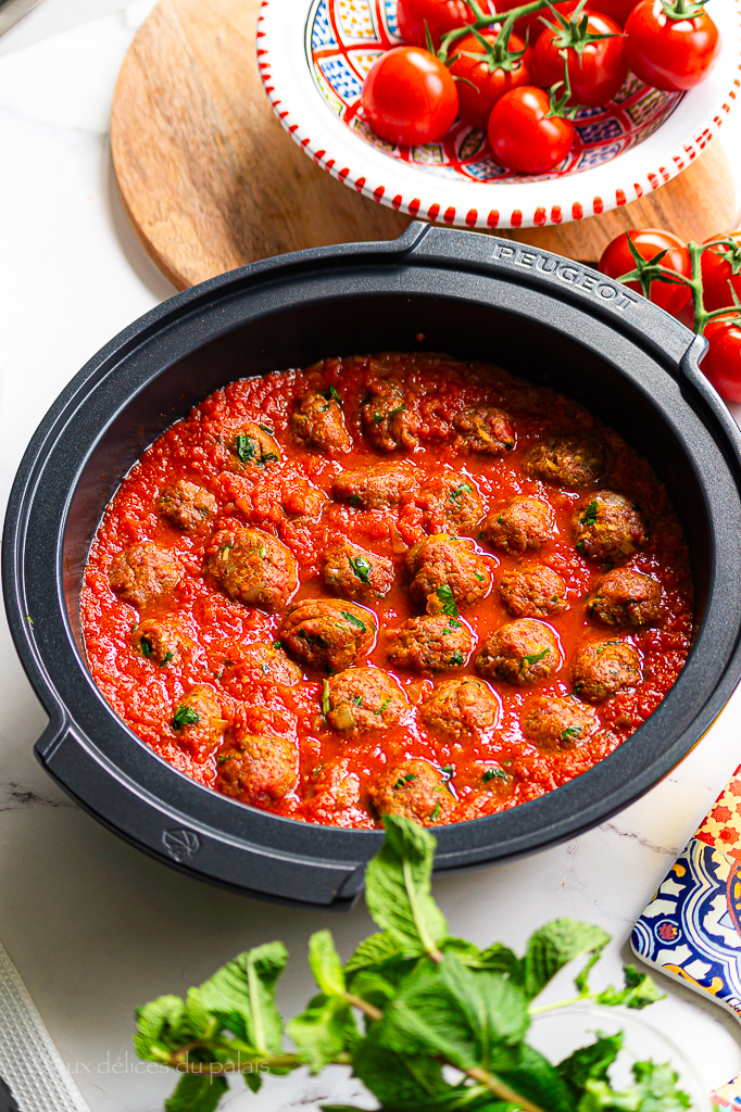 Recette Tajine de kefta aux œufs traditionnel marocain