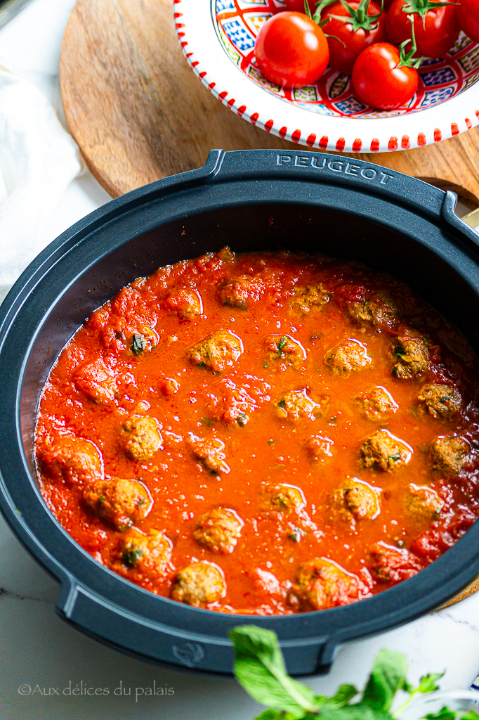 boulettes de kefta à la sauce tomate