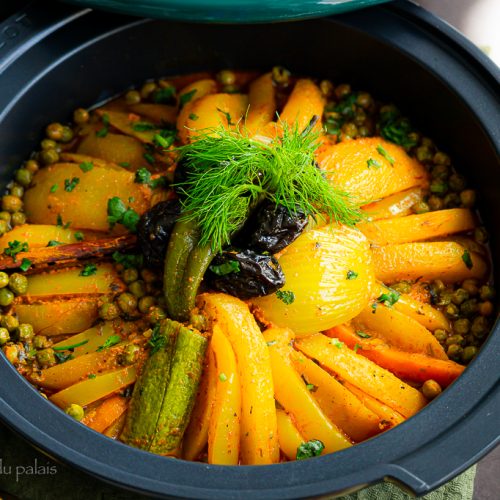 Tajine de légumes aux pruneaux (végétarien)