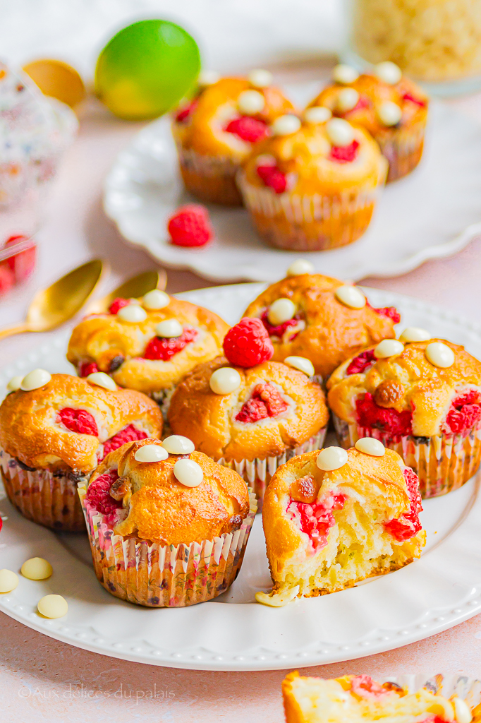 Muffins aux framboises : la recette facile