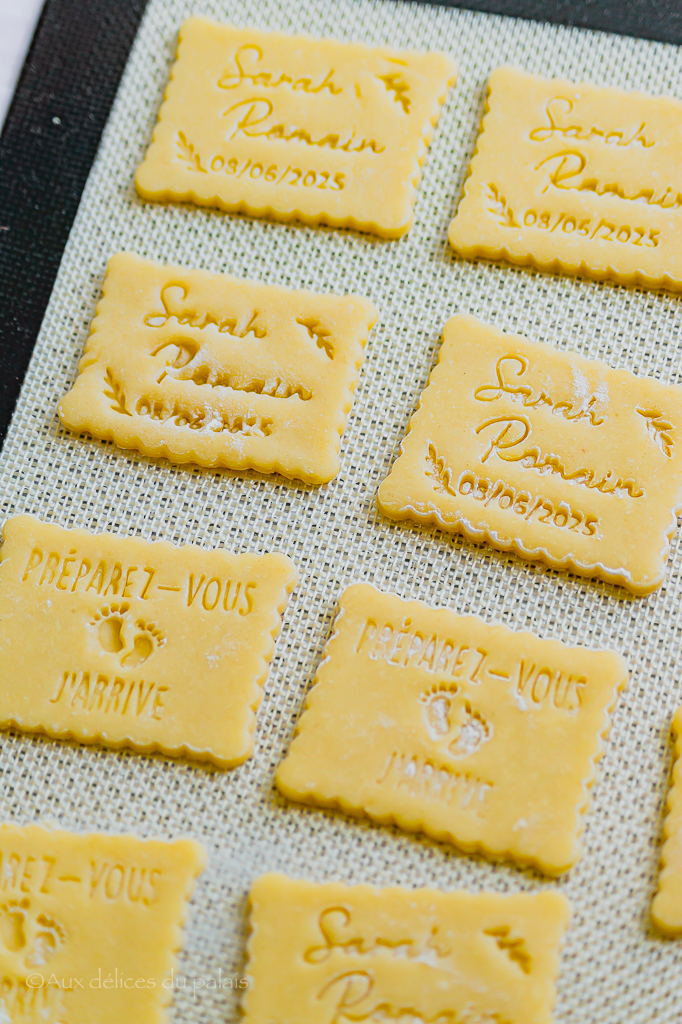 Recette Biscuit Personnalisé - Sablés Message Maison