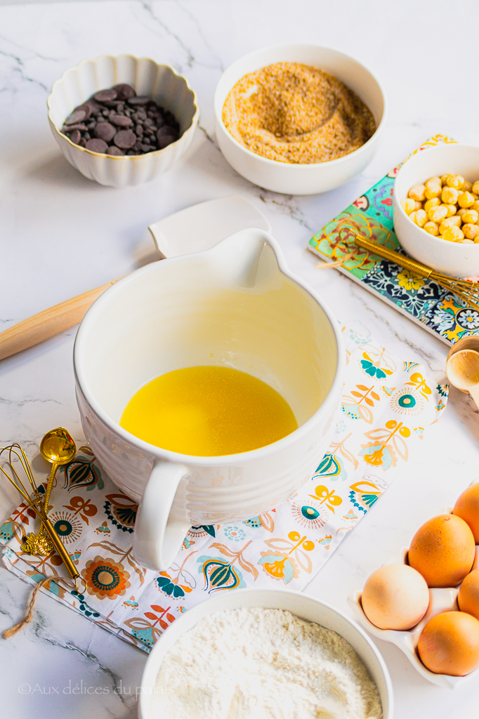 ingrédients pour la pâte à cookies parfaite