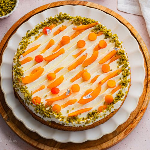 Tarte aux abricots sur sablé breton