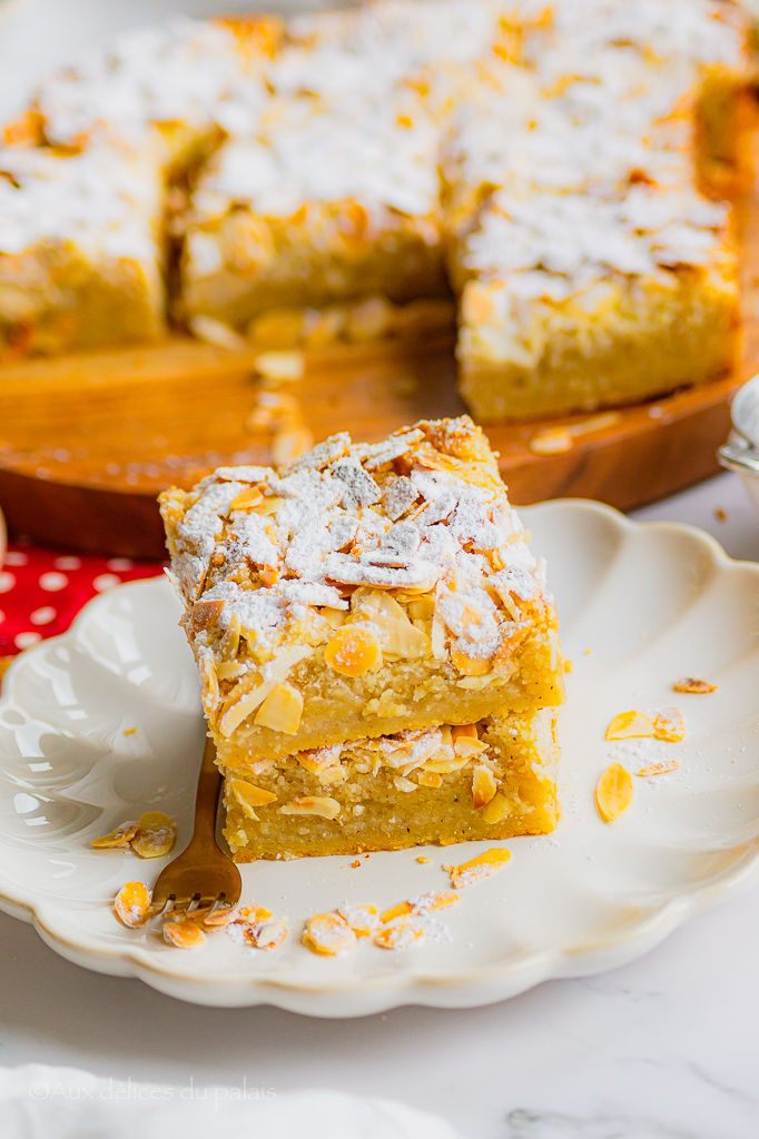 recette gâteau aux amandes façon crumble 