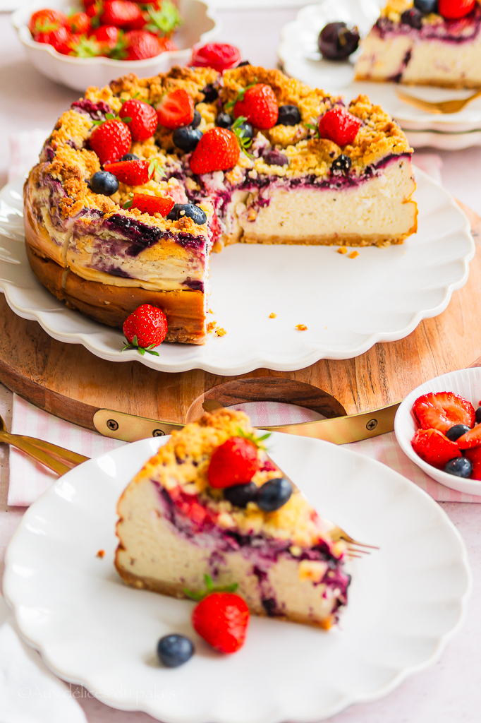 le meilleur gâteau au fromage cheesecake aux fraises