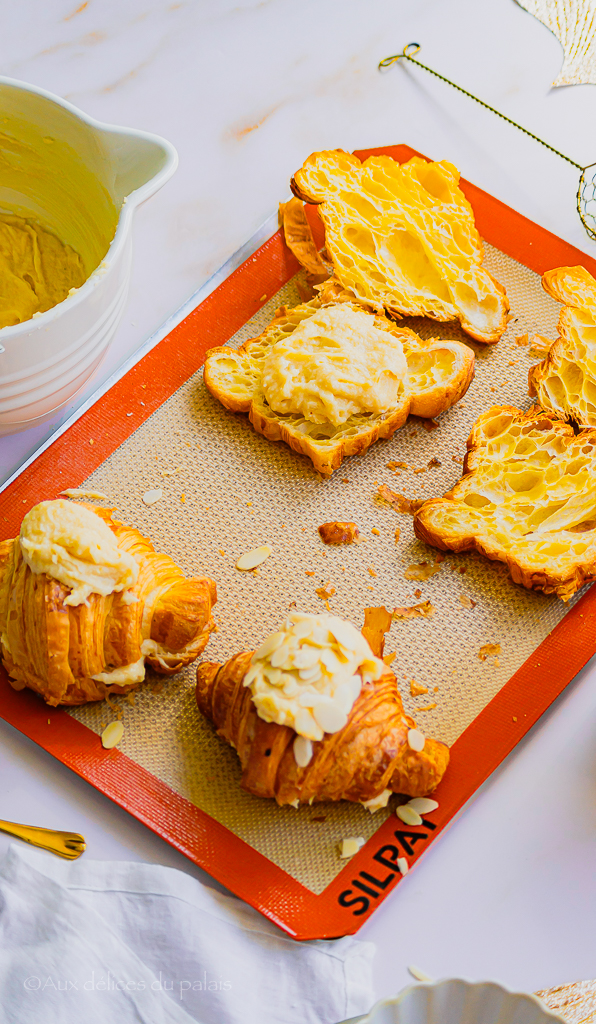 croissant aux amandes - recette anti gaspi 