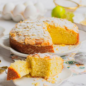 Gâteau italien ricotta citron et amandes