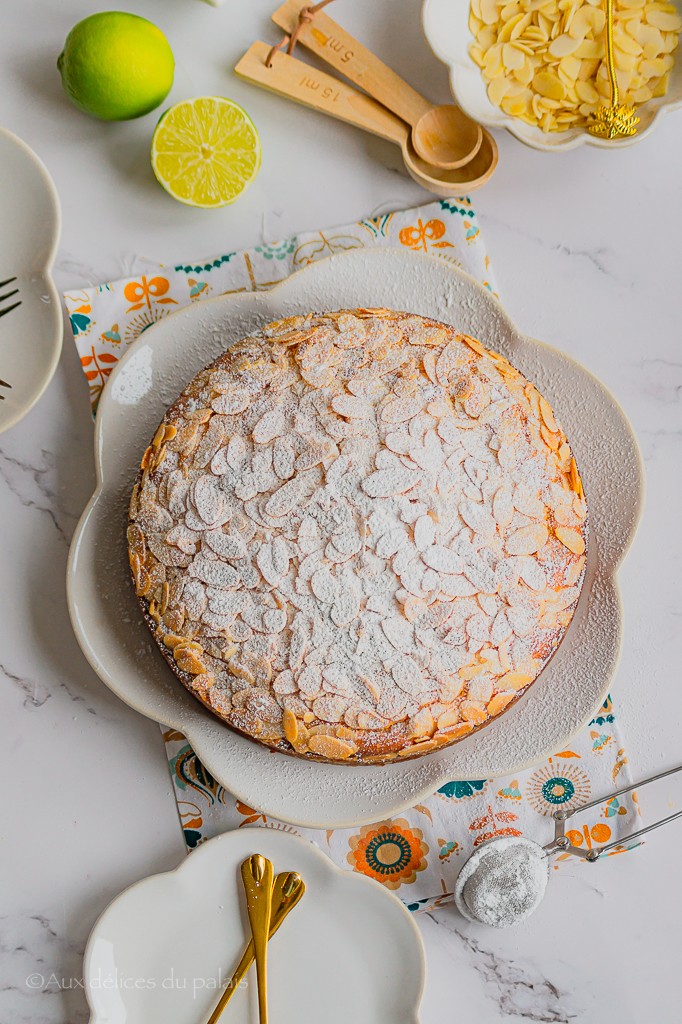 Gâteau italien ricotta citron et amandes