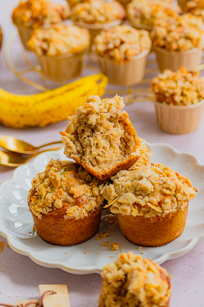 Crumble Muffins à la banane