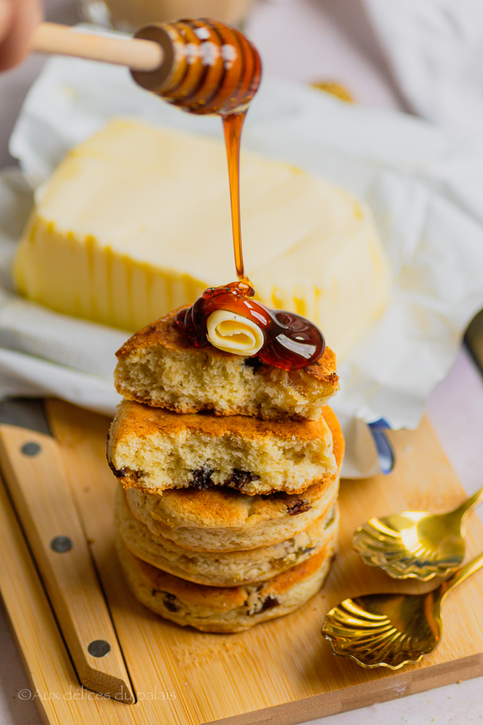 Welsh cake gâteau gallois aux raisins secs