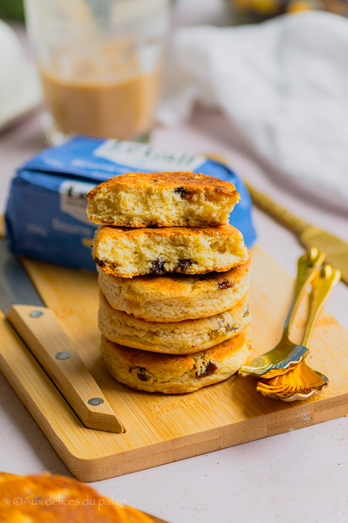 recette petits pains gallois aux raisins secs