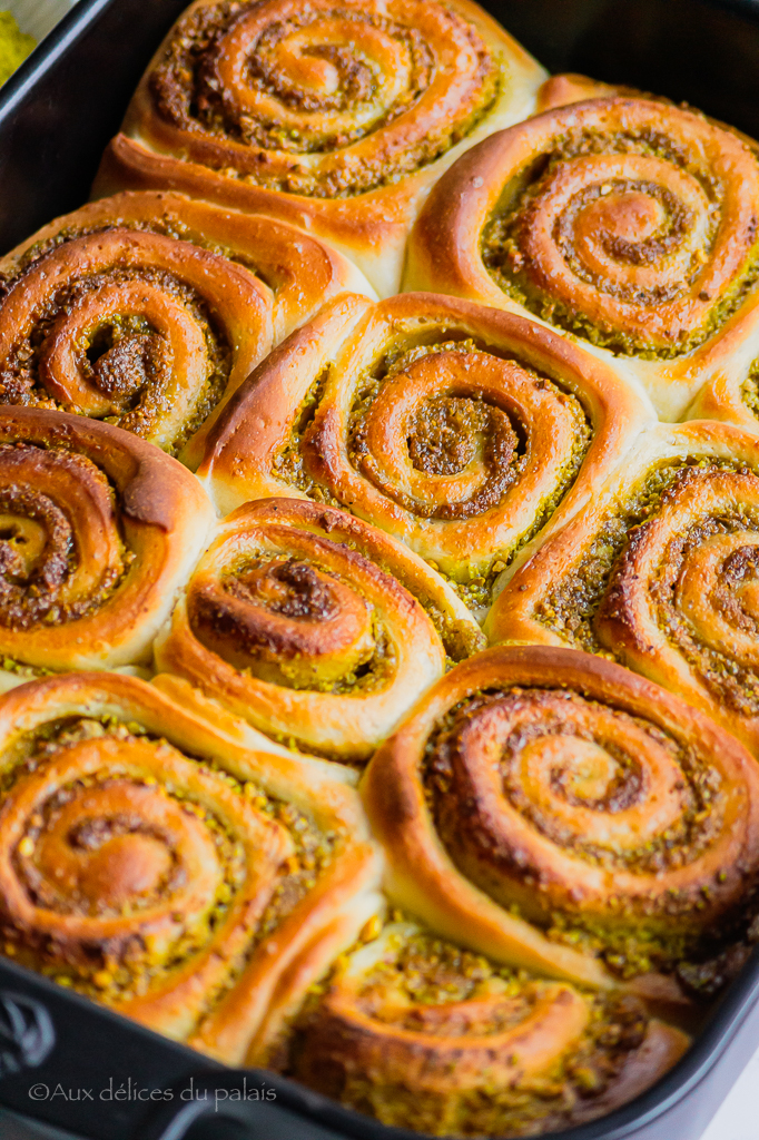 comment faire un cinnamon rolls sans cannelle à la pistache 