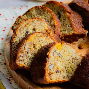 Bundt Cake banane amande et chocolat