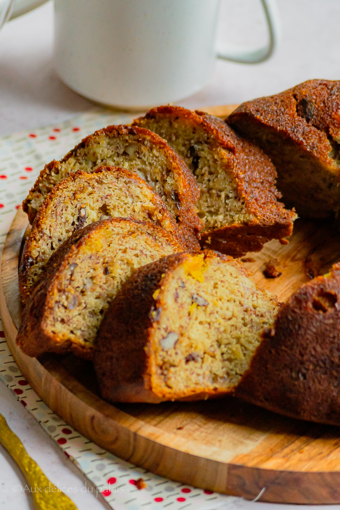 Bundt Cake Banane, Amande et Chocolat Dulcey