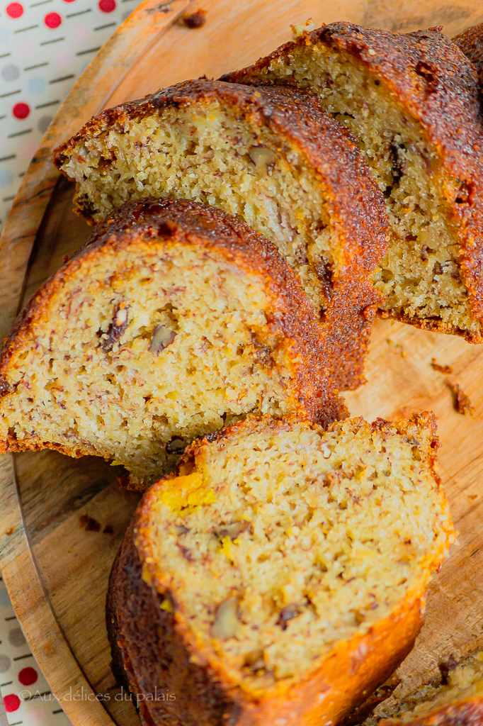 recette gâteau moelleux banane et pépites de chocolat 