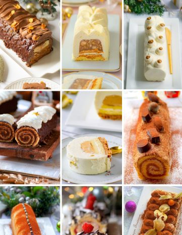 10 meilleures recettes de bûches de Noël