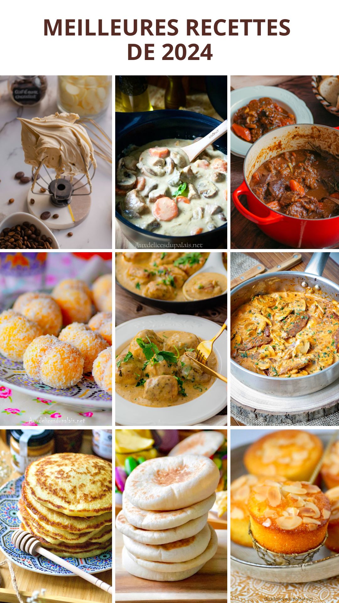 meilleures recettes de 2024