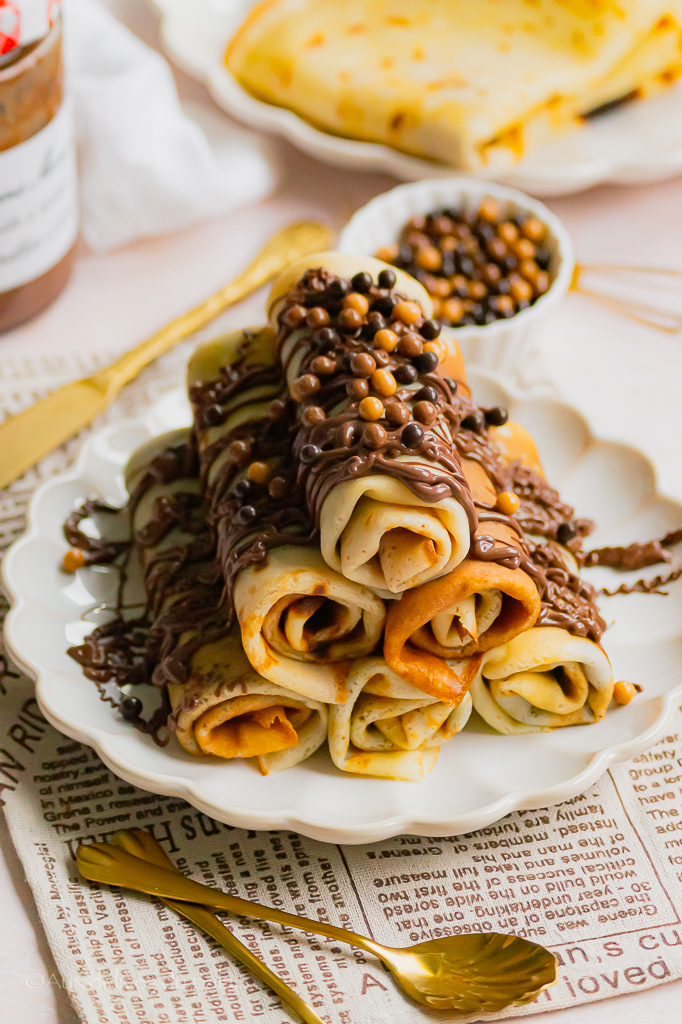 Crêpes au lait concentré sucré ultra moelleuses