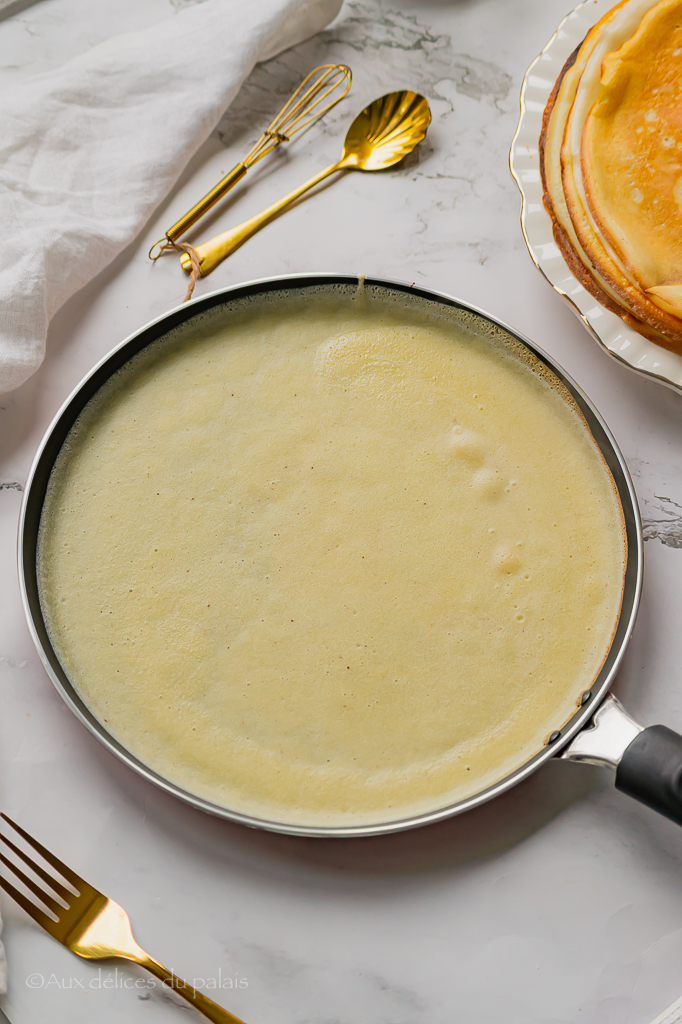 Pâte à Crêpe moelleuse au lait concentré sucré