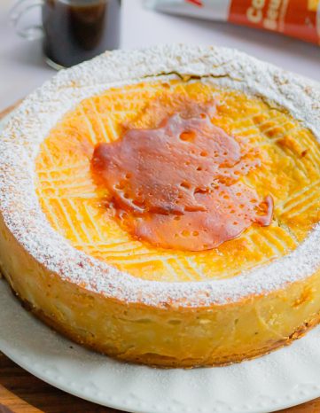 gâteau basque de felder au caramel au beurre salé