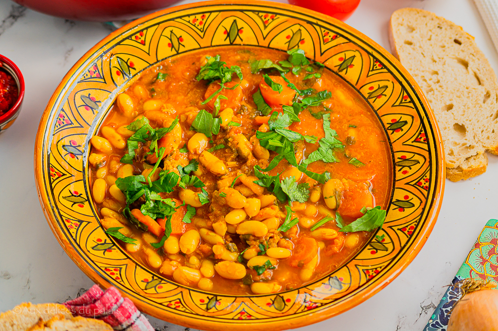 Loubia (haricots blancs à la tomate et bœuf)